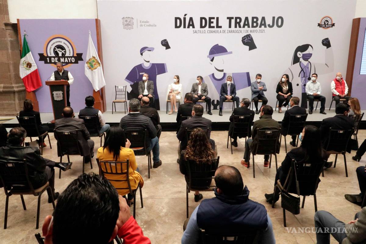 $!Conmemora Coahuila Día del Trabajo con firma de plan para implementación de Reforma Laboral