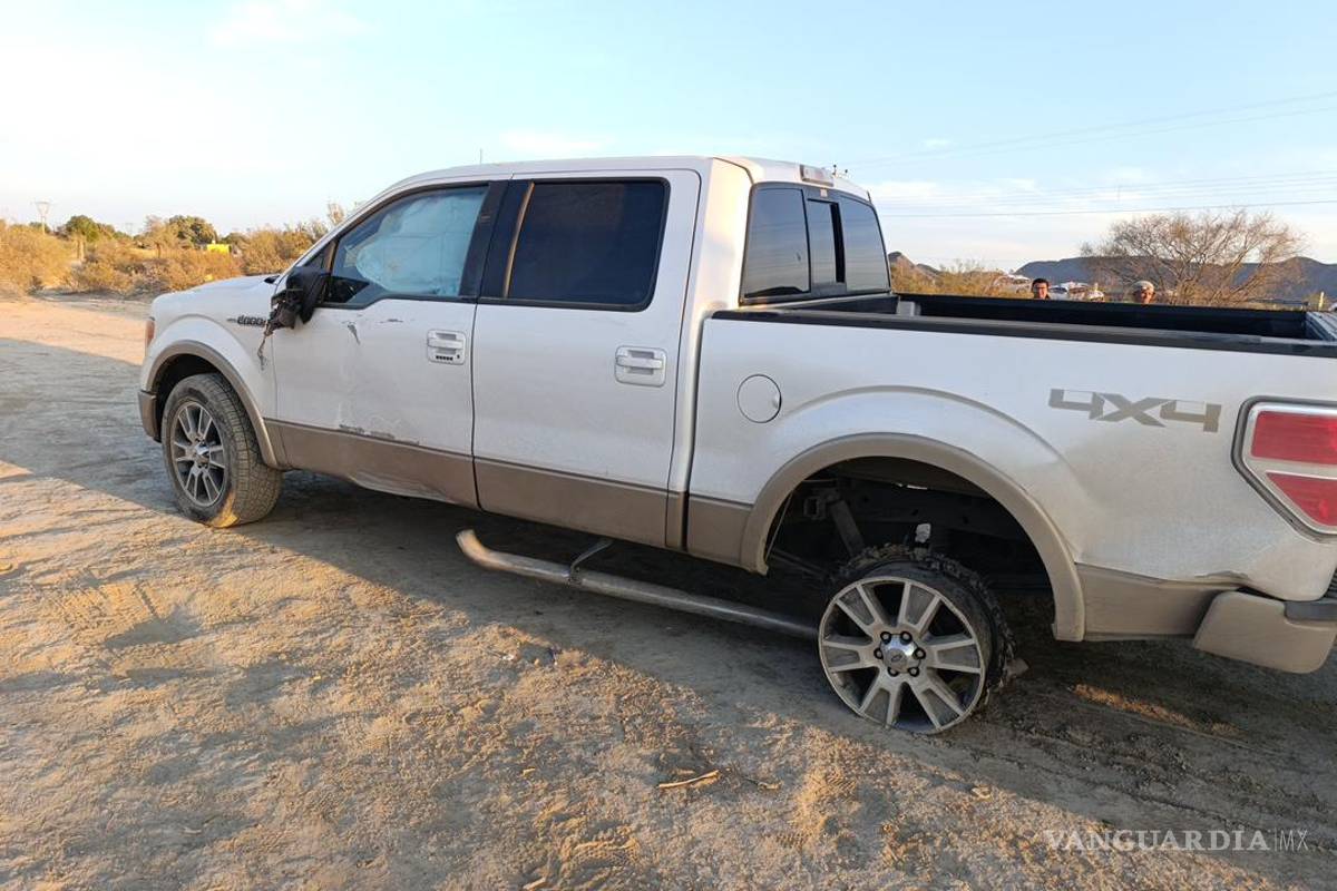 Camioneta con reporte de robo en Saltillo desata persecución