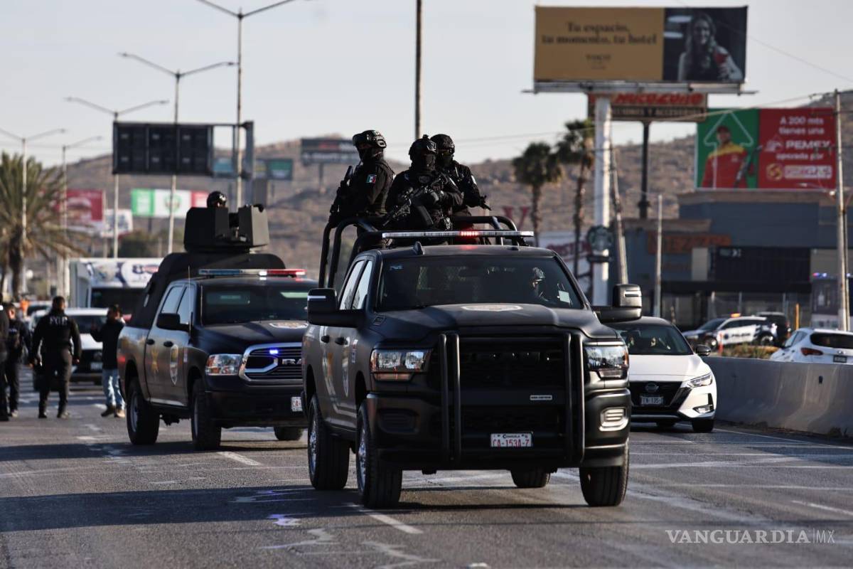 $!Fuerzas estatales y federales participan en el despliegue de seguridad en la entidad.