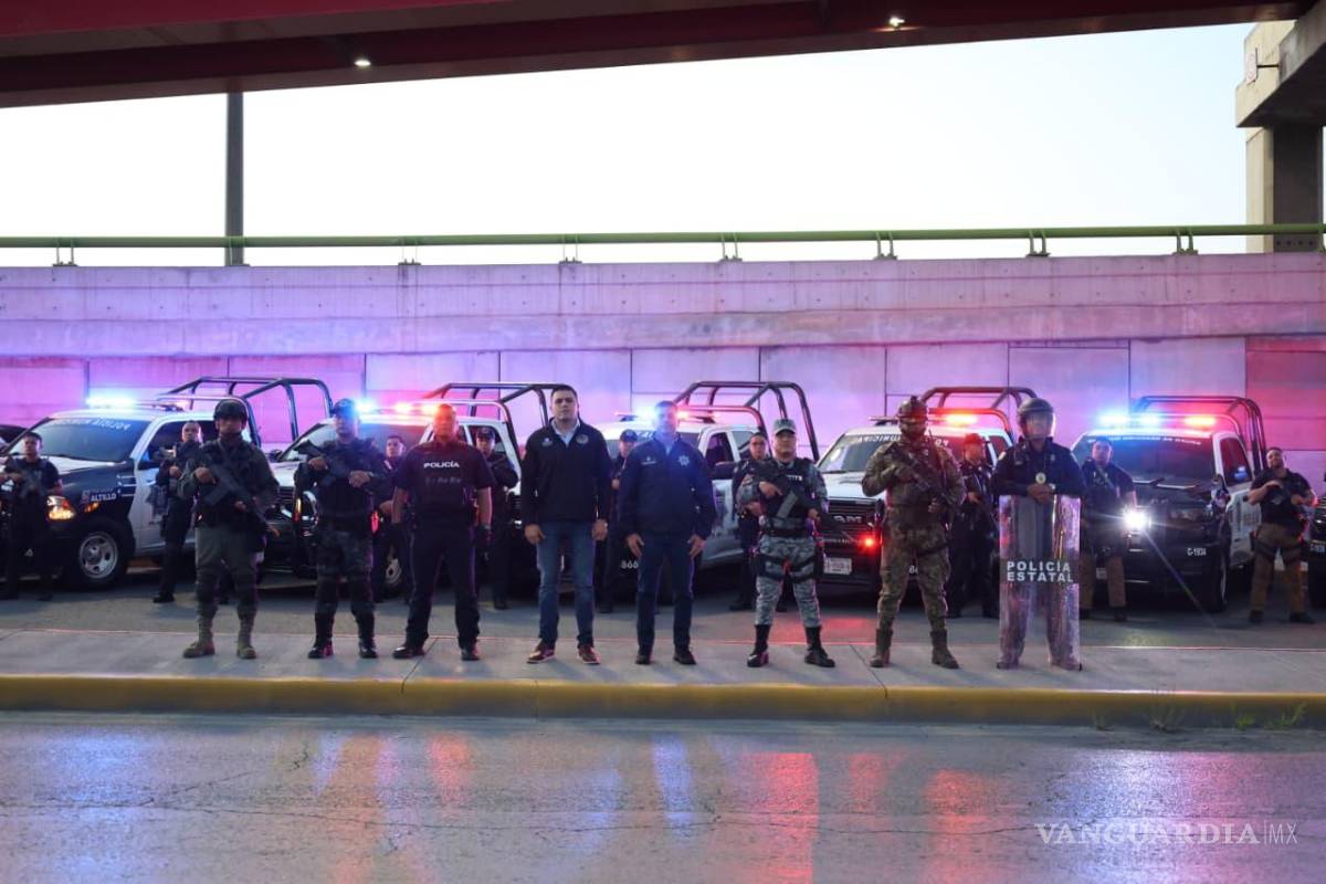 $!Elementos de la Policía Municipal, Fiscalía, Guardia Nacional, Marina y corporaciones estatales participan en el operativo especial.