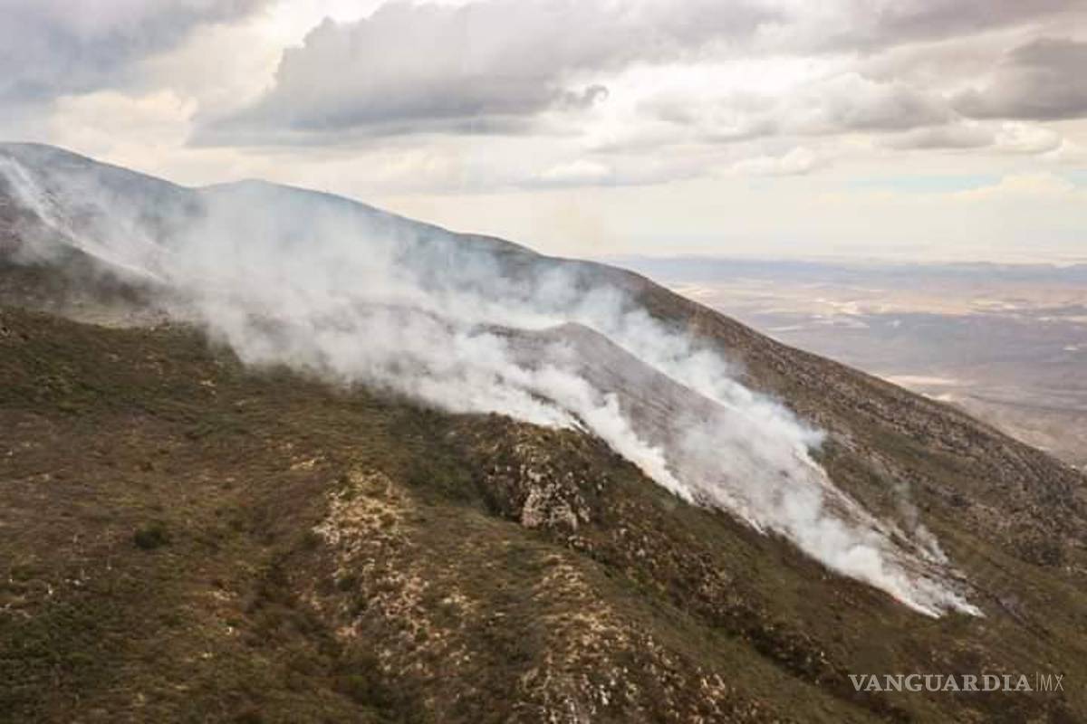 Se reactiva incendio en la sierra de Parras de la Fuente