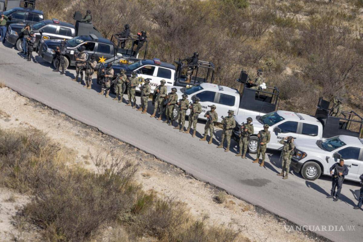 $!Elementos de distintas corporaciones de seguridad de los tres niveles de gobierno participaron en el operativo.