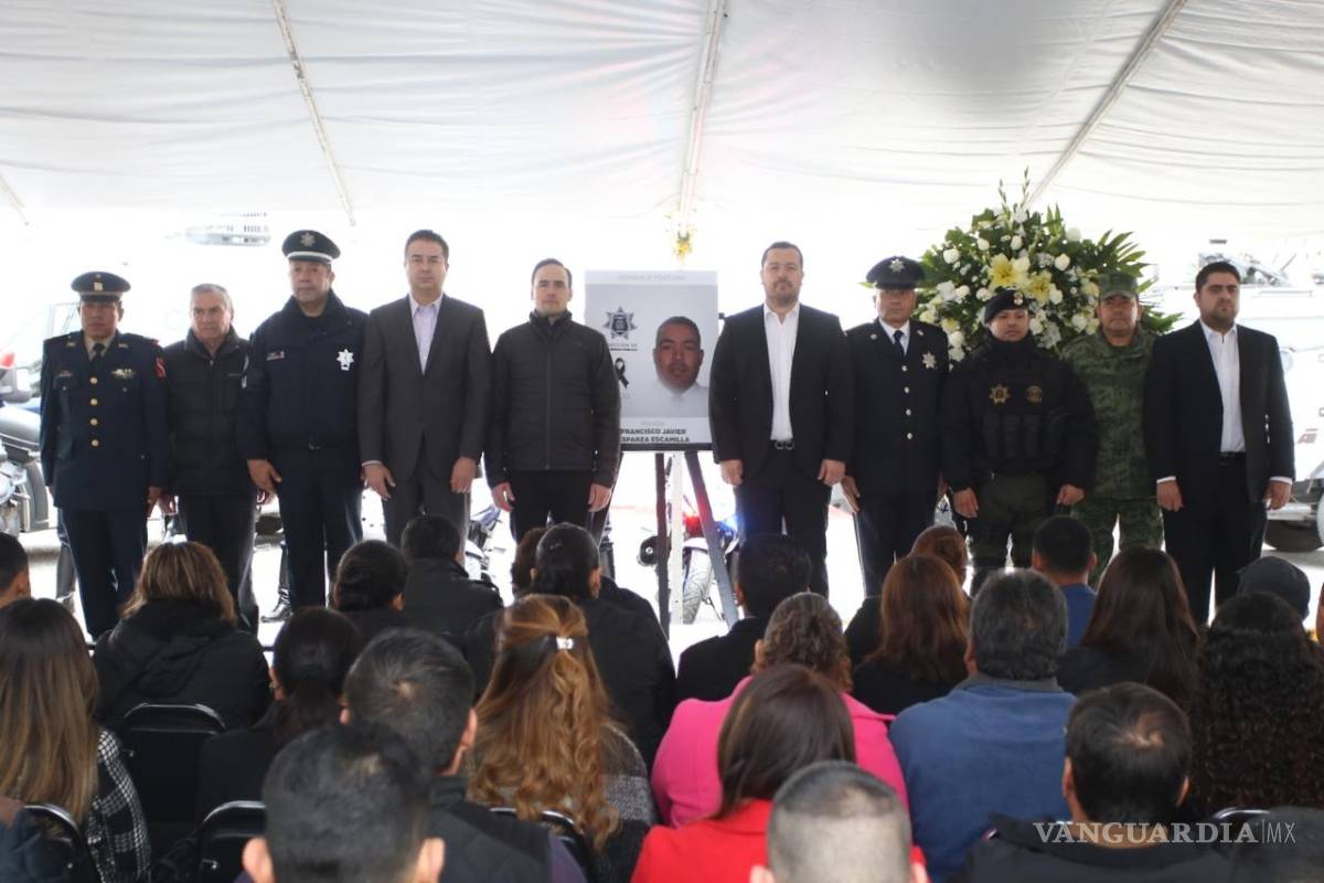 Rinde Municipio homenaje póstumo a policía preventivo