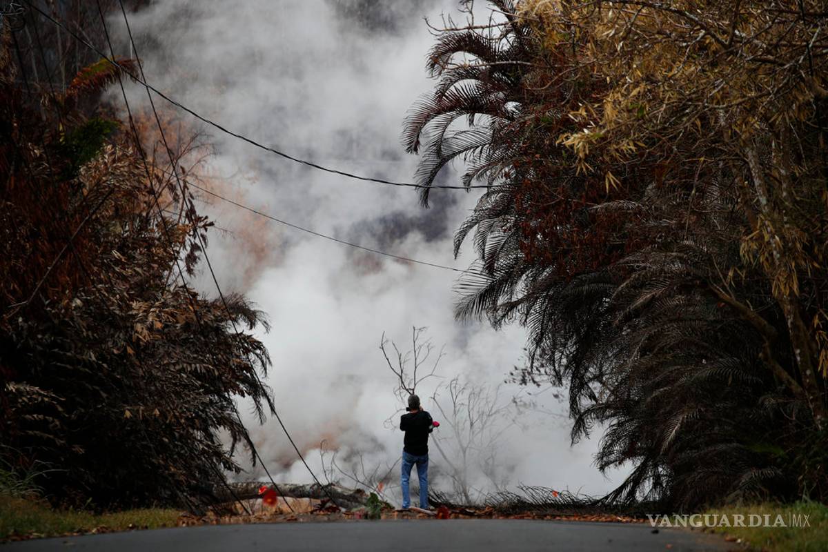 $!Impresionantes imágenes de la erupción del volcán Kilauea, en Hawái