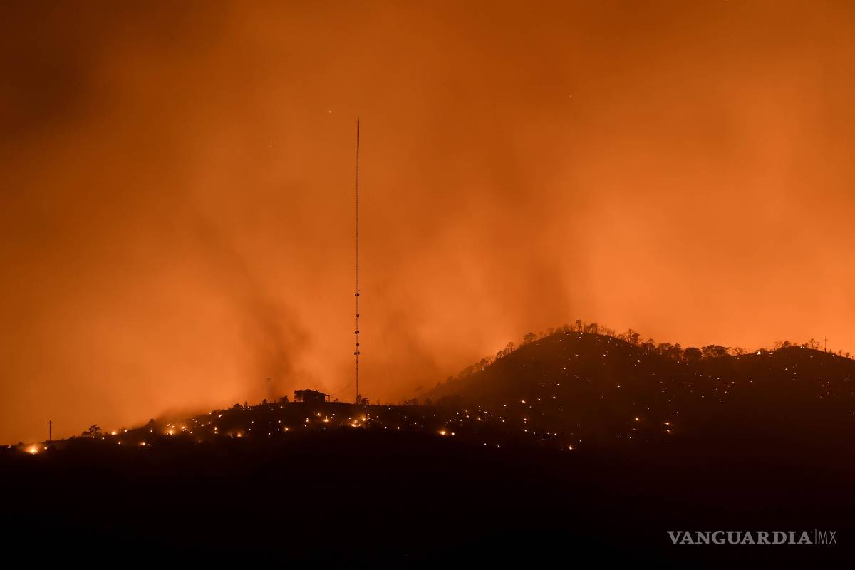 Dificulta viento combate a incendio forestal en Carneros; solo 5% del fuego ha sido liquidado