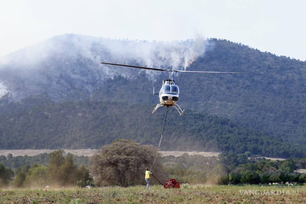 Se buscará más apoyo aéreo para incendio en el Cañón de San Lorenzo en Coahuila