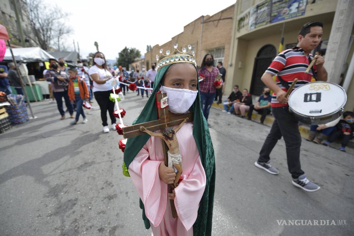 Participan al menos 2 mil saltillenses en peregrinación obrera al Santuario de Guadalupe
