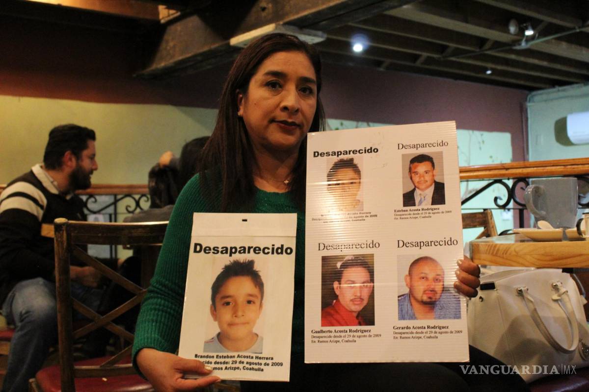 $!La señora Lourdes Herrera ha buscado a su hijo, esposo y cuñados desde hace 13 años. Para ella, la incertidumbre diaria es un “crimen” hacia las familias de una persona desaparecida.