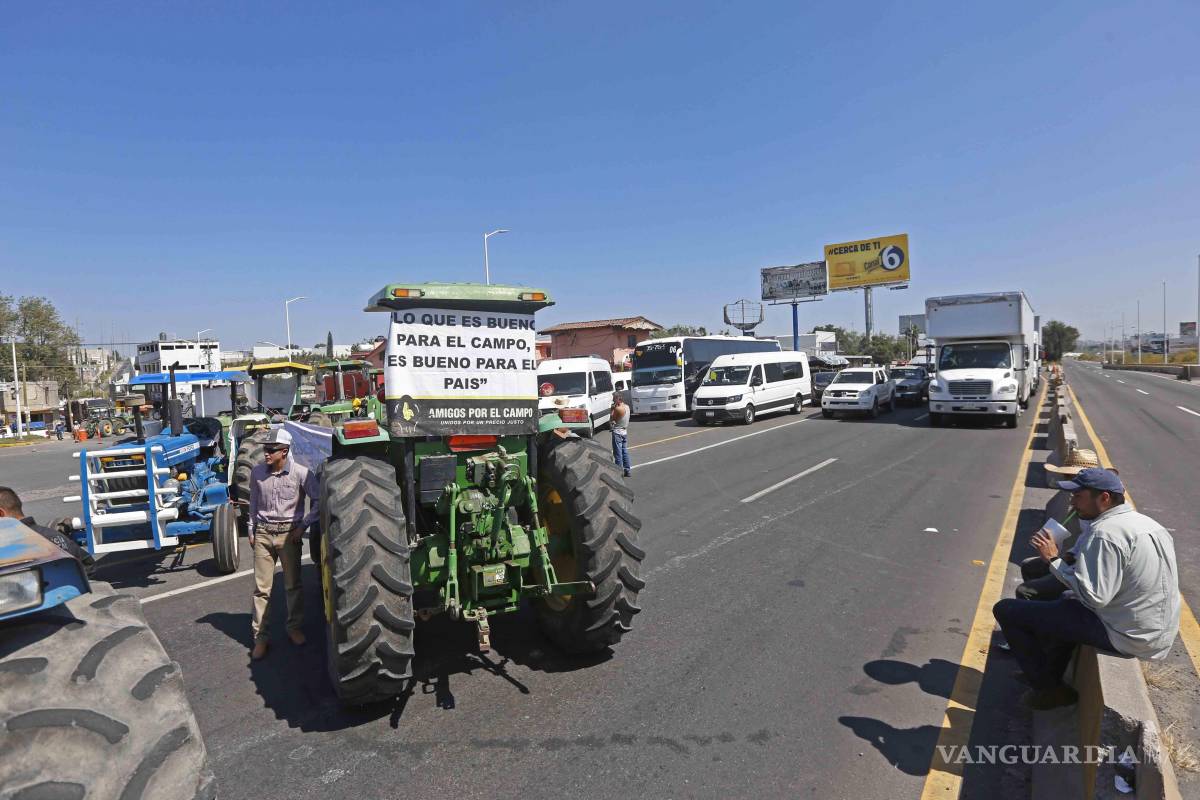 Alcanzan 33 puntos carreteros en 5 estados manifestaciones de campesinos
