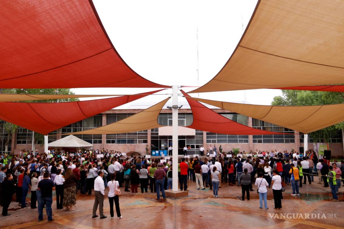 Realizan en Saltillo macro simulacro