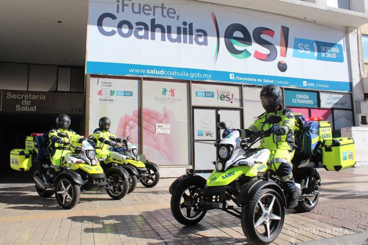 Fortalecen urgencias con ambulancias motorizadas