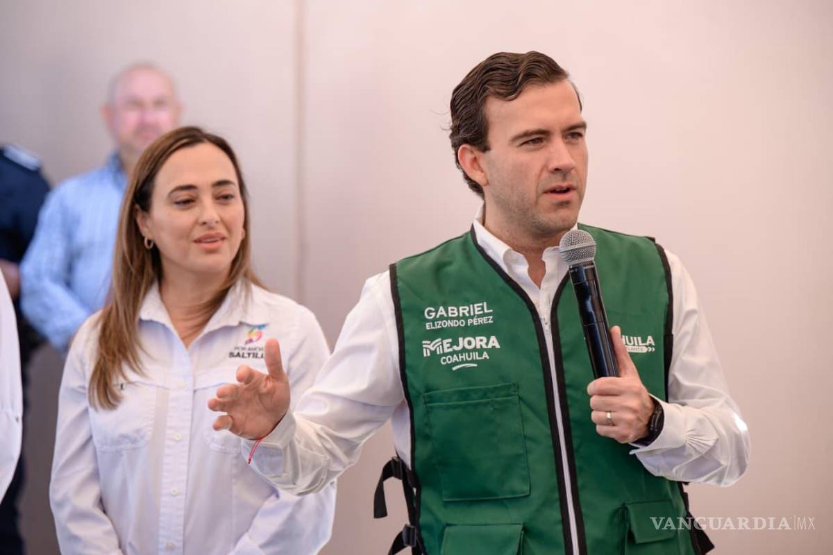 $!Gabriel Elizondo Pérez, coordinador general de Mejora Coahuila, destacó que esta obra representa una gestión importante para mejorar la seguridad y movilidad en el sur de la ciudad.