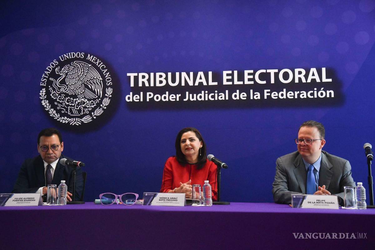 $!Mónica Aralí Soto, magistrada presidenta del TEPJF (c).