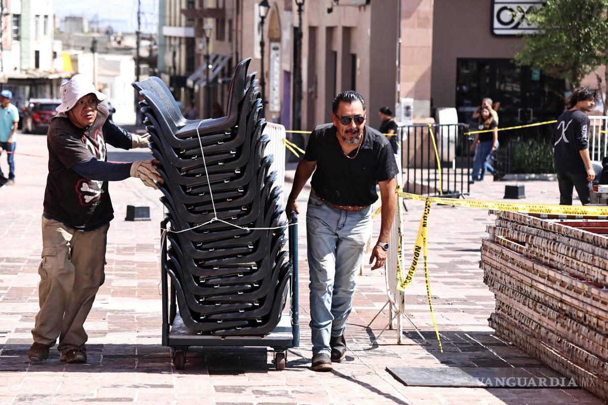 $!La calle Melchor Ocampo permanecerá cerrada hasta el 13 de septiembre como parte de la logística de la Final de Tiro con Arco.