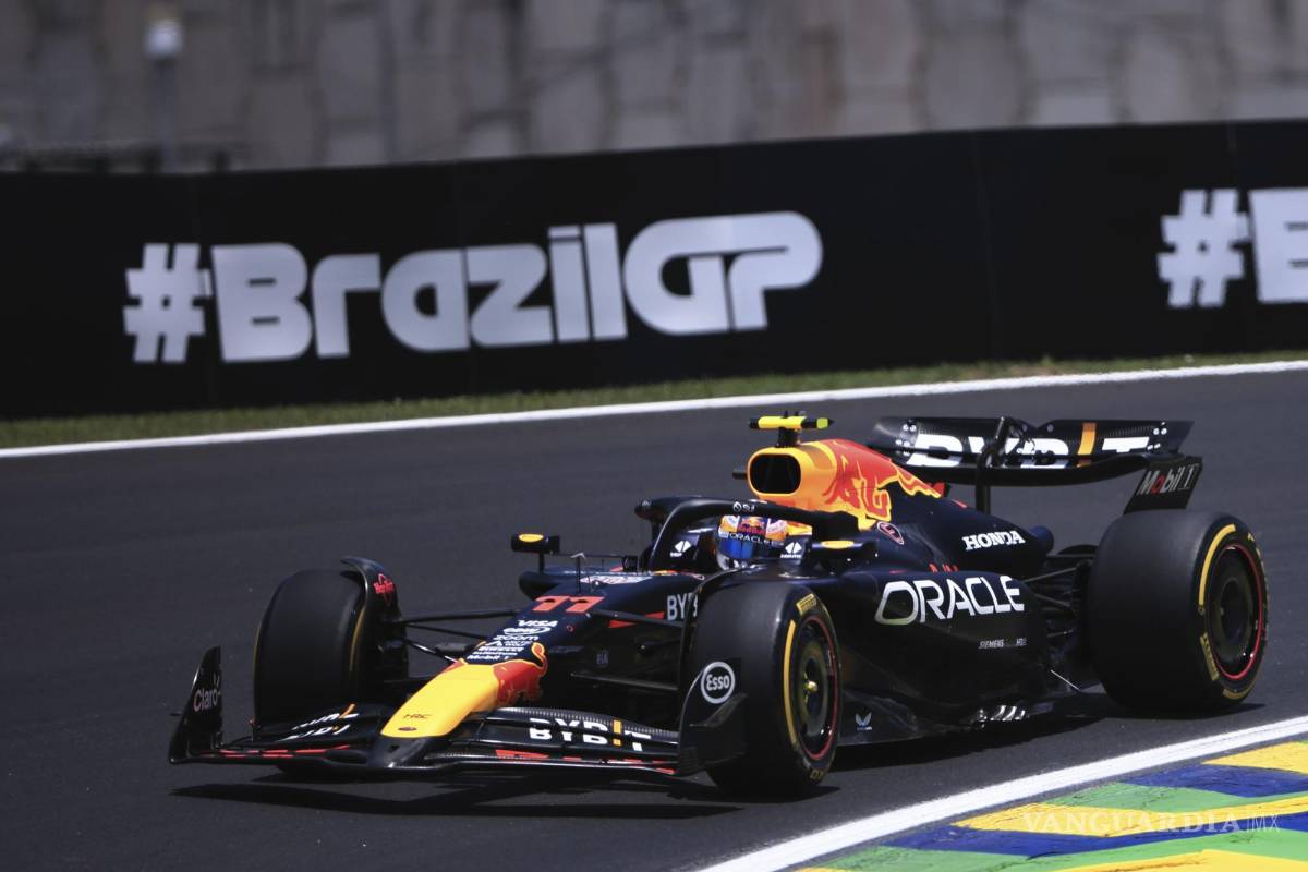 Checo Pérez largará 13 en el Sprint del Gran Premio de Brasil