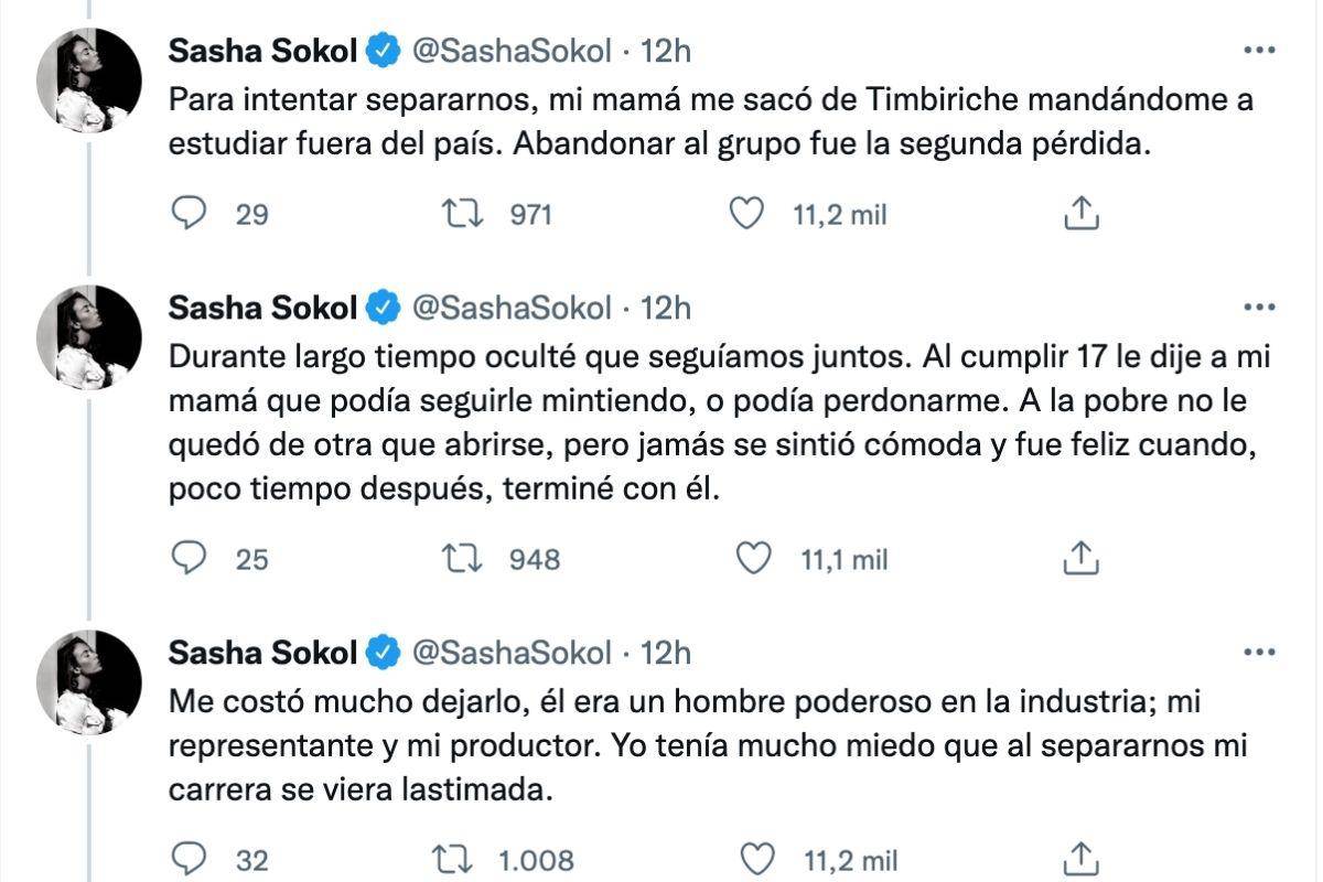 $!La actriz confesó que tenía mucho miedo de que Luis de Llano arruinara su carrera si ella lo terminaba.