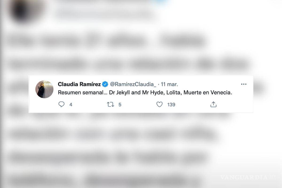 $!Días después, publicó otro tuit haciendo referencia al caso y a la respuesta de los medios y el público.