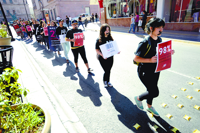 Camina A21 por la libertad en Saltillo