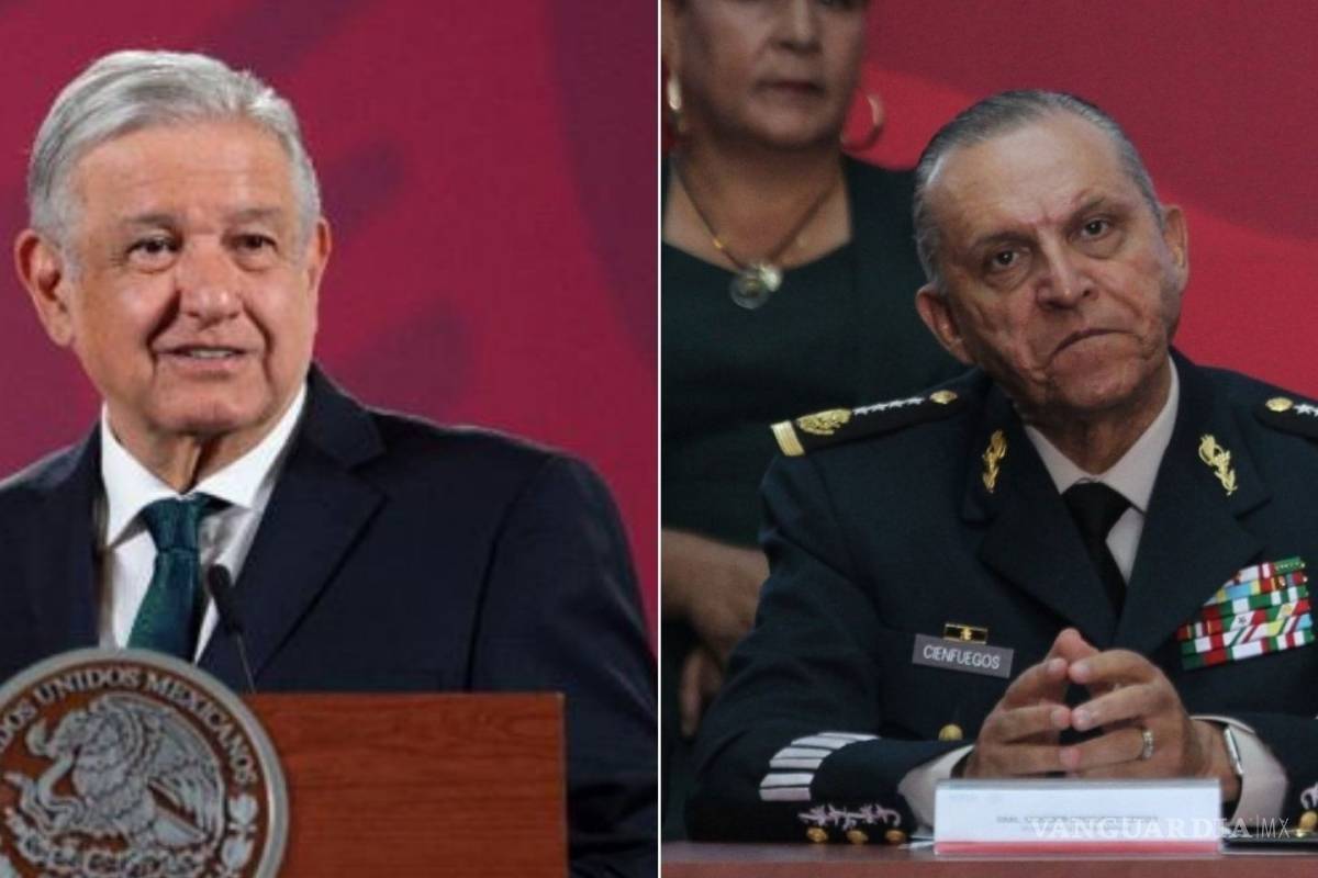 'No podemos fabricar delitos': AMLO respalda exoneración de FGR a Cienfuegos