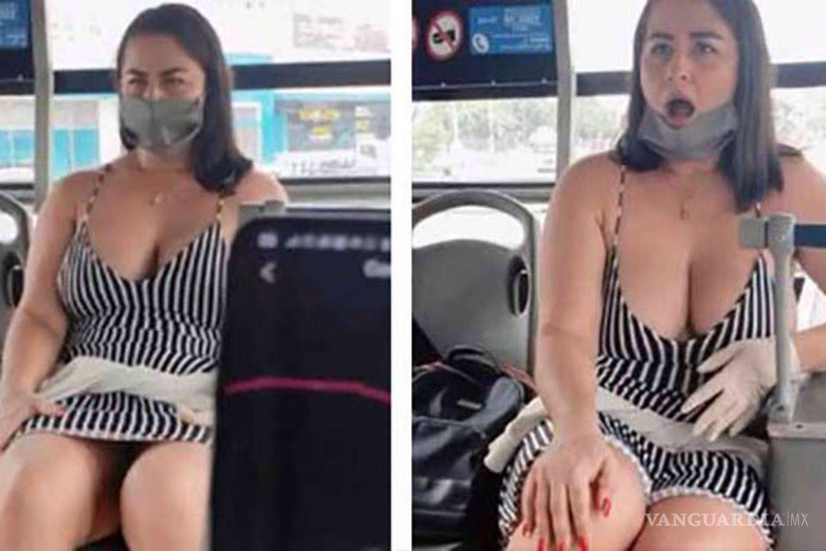 Buscan a mujer por grabar video porno en autobús público en plena cuarentena