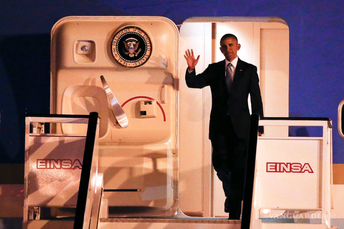 Barack Obama arriba a Madrid en breve visita