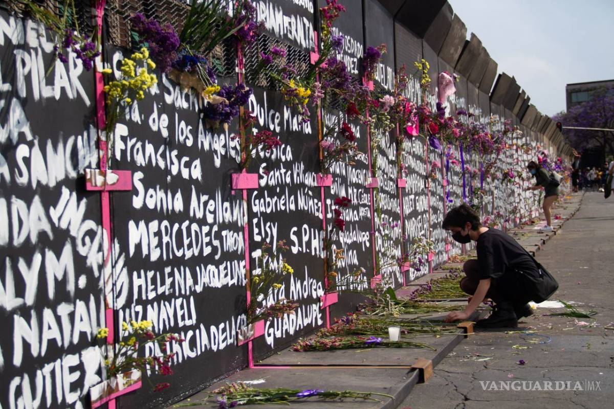 $!Palacio Nacional se convirtió en el 'muro de la memoria' (fotogalería)