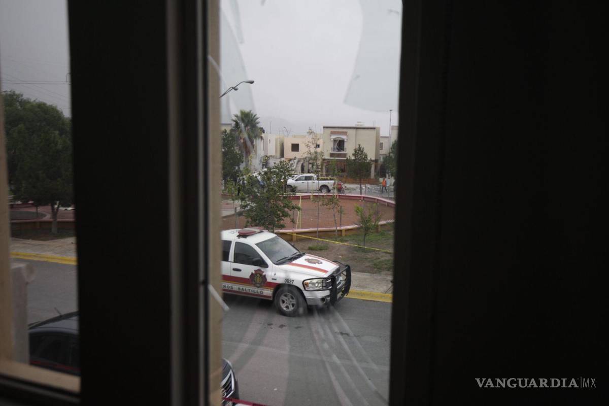 $!Ventanas se rompieron al momento de la explosión.