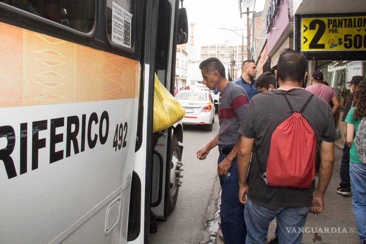 Solo circula en Saltillo el 60 por ciento de las unidades del transporte urbano