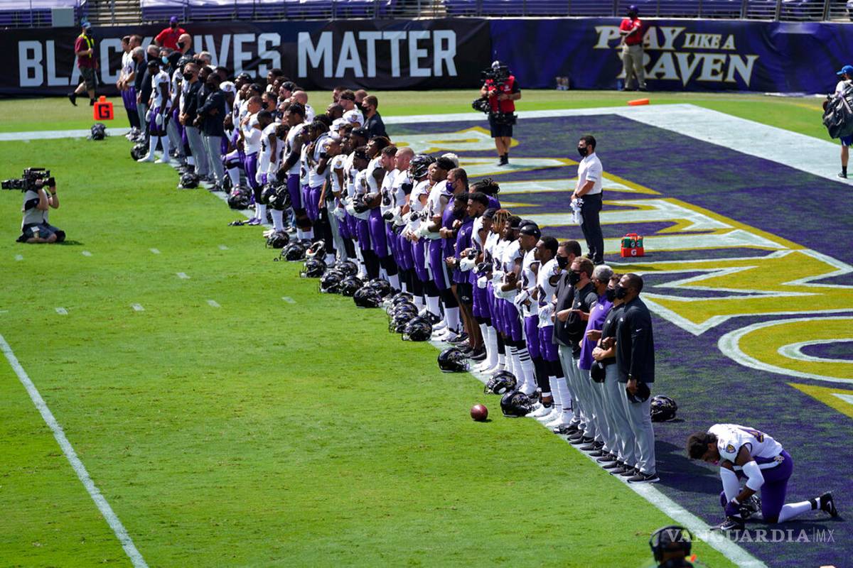 Así protestaron los equipos de la NFL contra el racismo