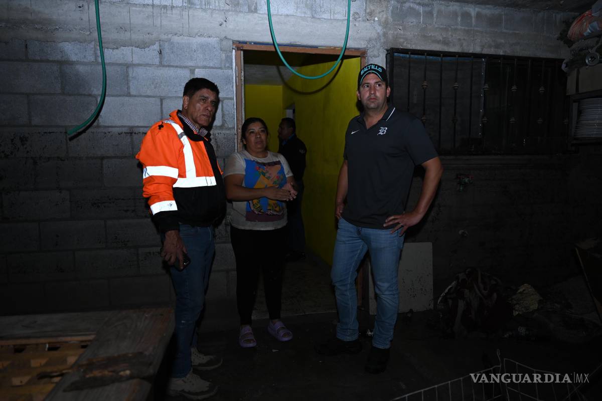 $!Autoridades municipales continúan atendiendo los sectores más afectados por las lluvias, principalmente al norte y poniente de Saltillo.