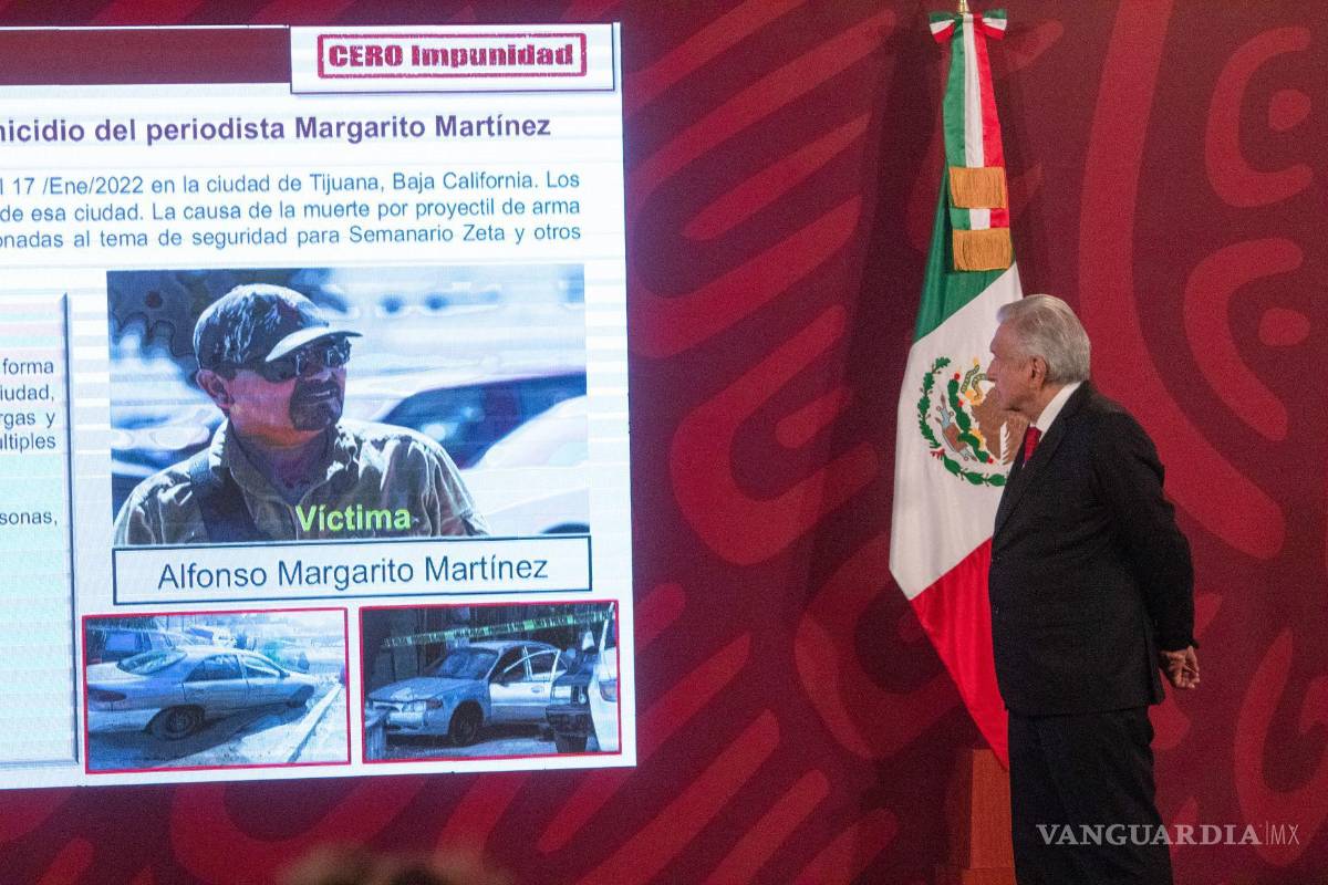 $!07 de marzo de 2022. Andrés Manuel López Obrador, Presidente de México en su conferencia mañanera en Palacio Nacional.