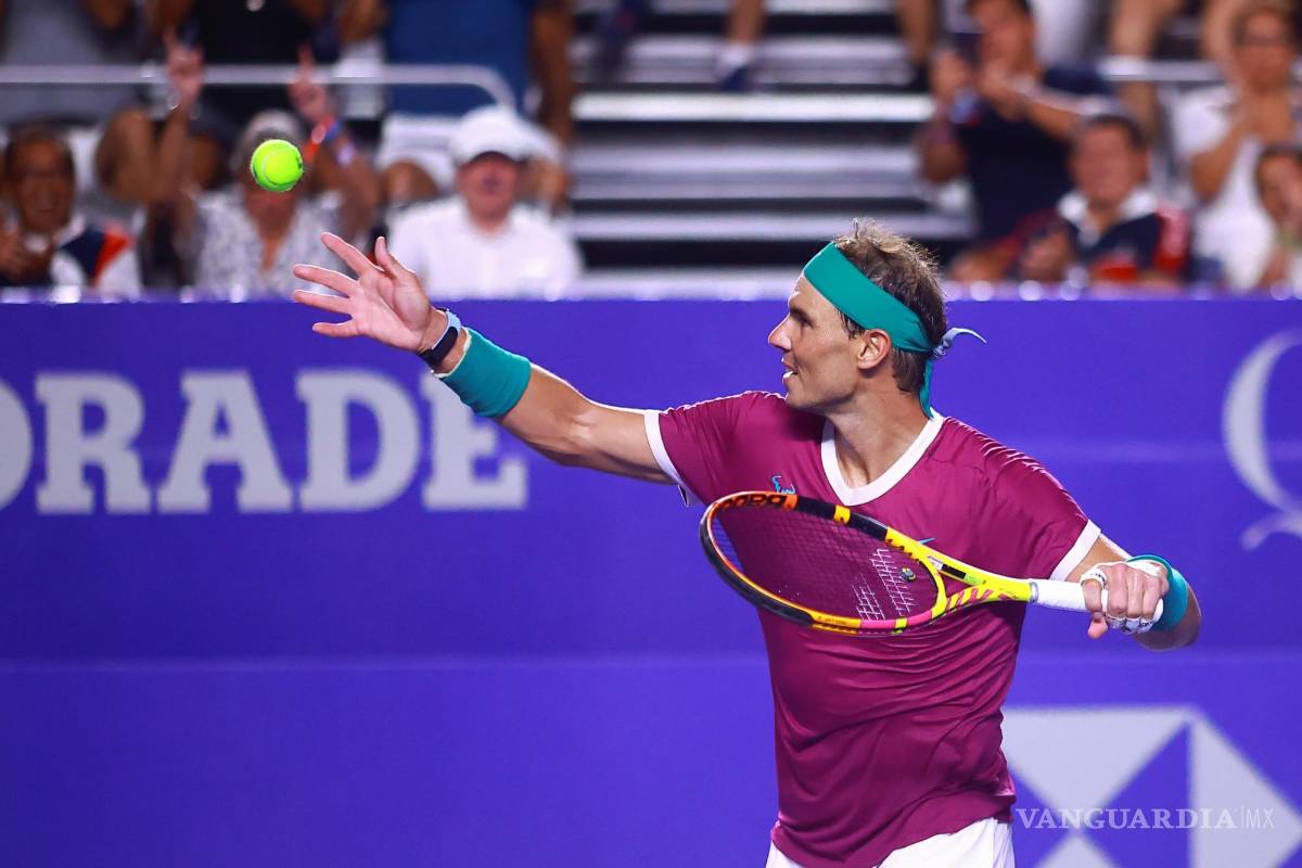 En cómodo triunfo, Nadal debuta en Abierto Mexicano