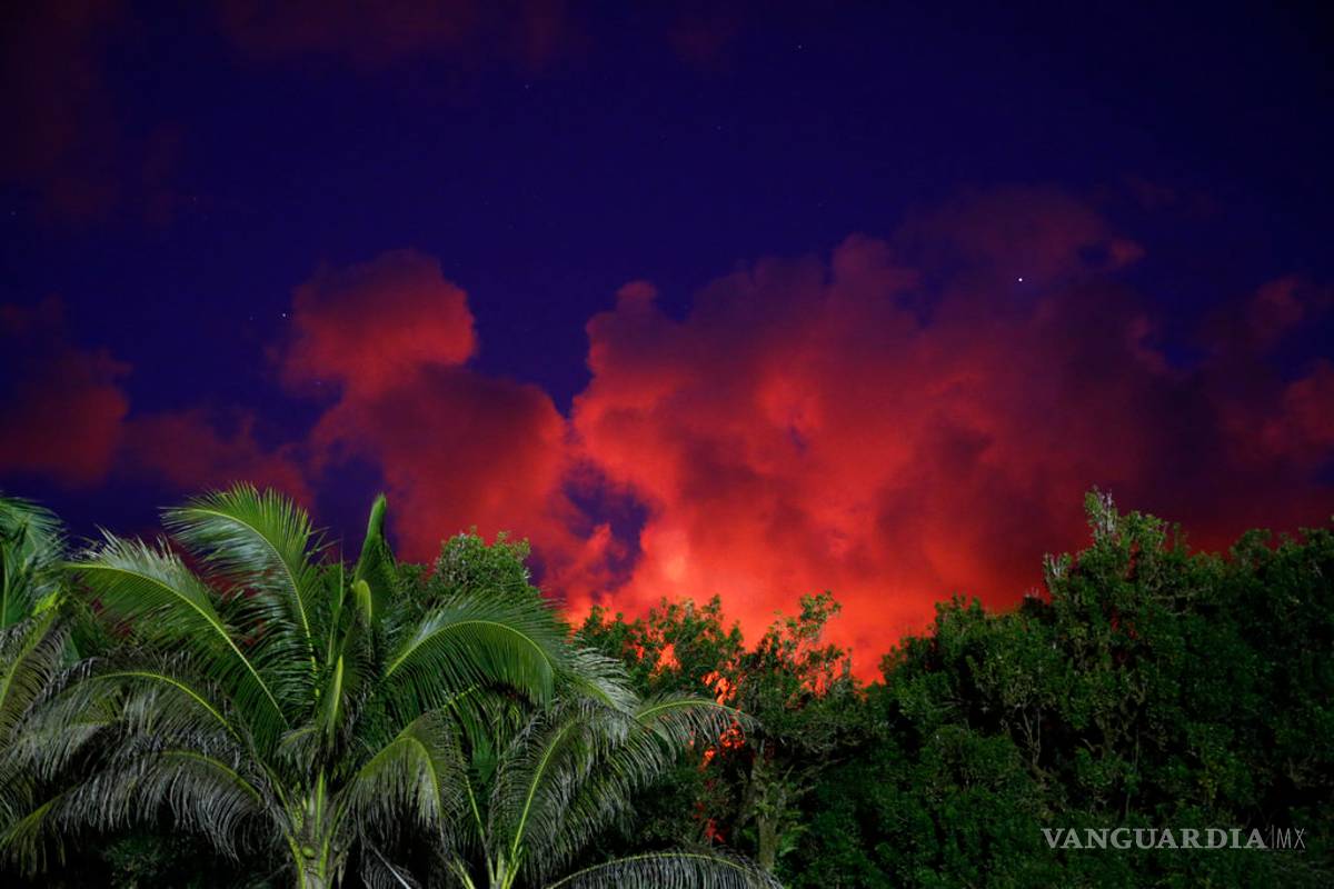 $!Impresionantes imágenes de la erupción del volcán Kilauea, en Hawái