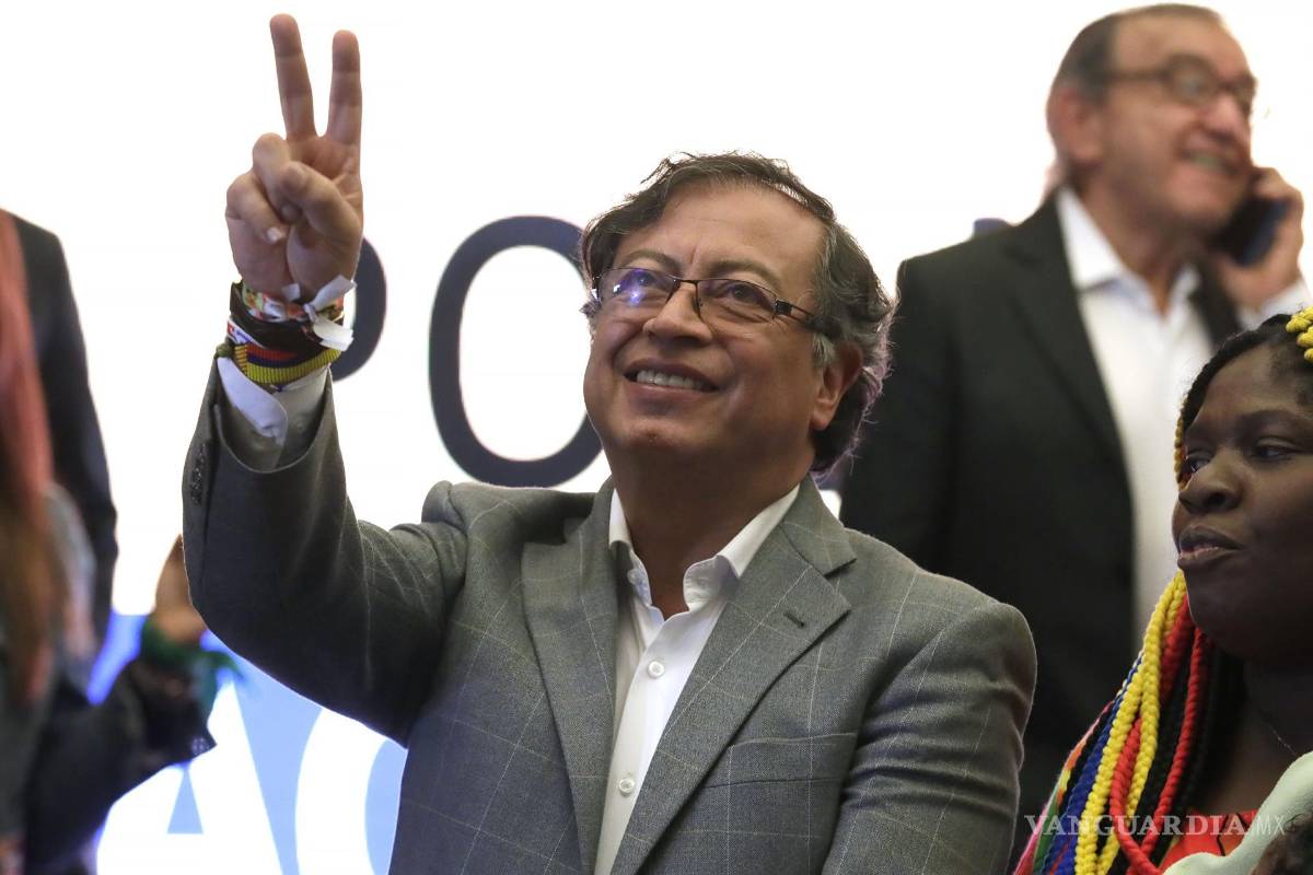 $!El candidato presidencial colombiano Gustavo Petro, de la coalición Pacto Histórico, en Bogotá, Colombia.