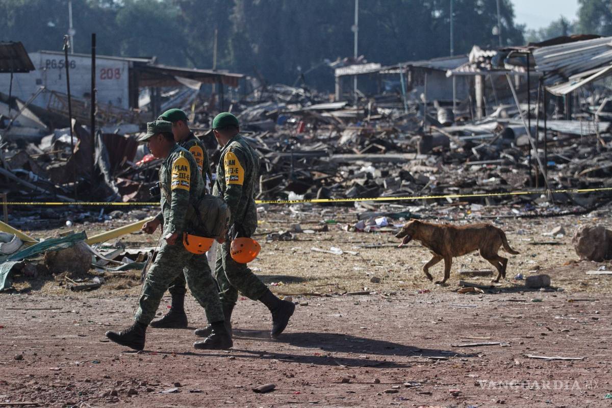 Muere otra persona por explosión en Tultepec; suman 42 decesos