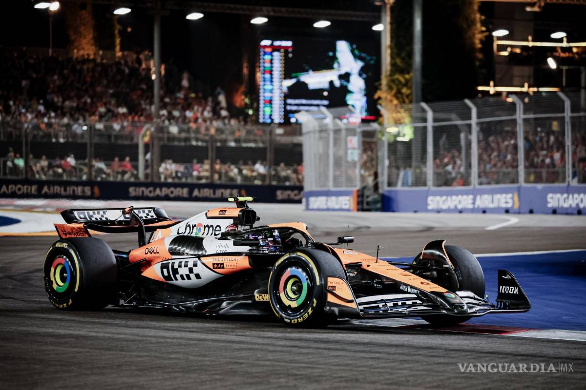 Norris gana en Gran Premio de Singapur: Verstappen acabó segundo y Checo Pérez en décimo