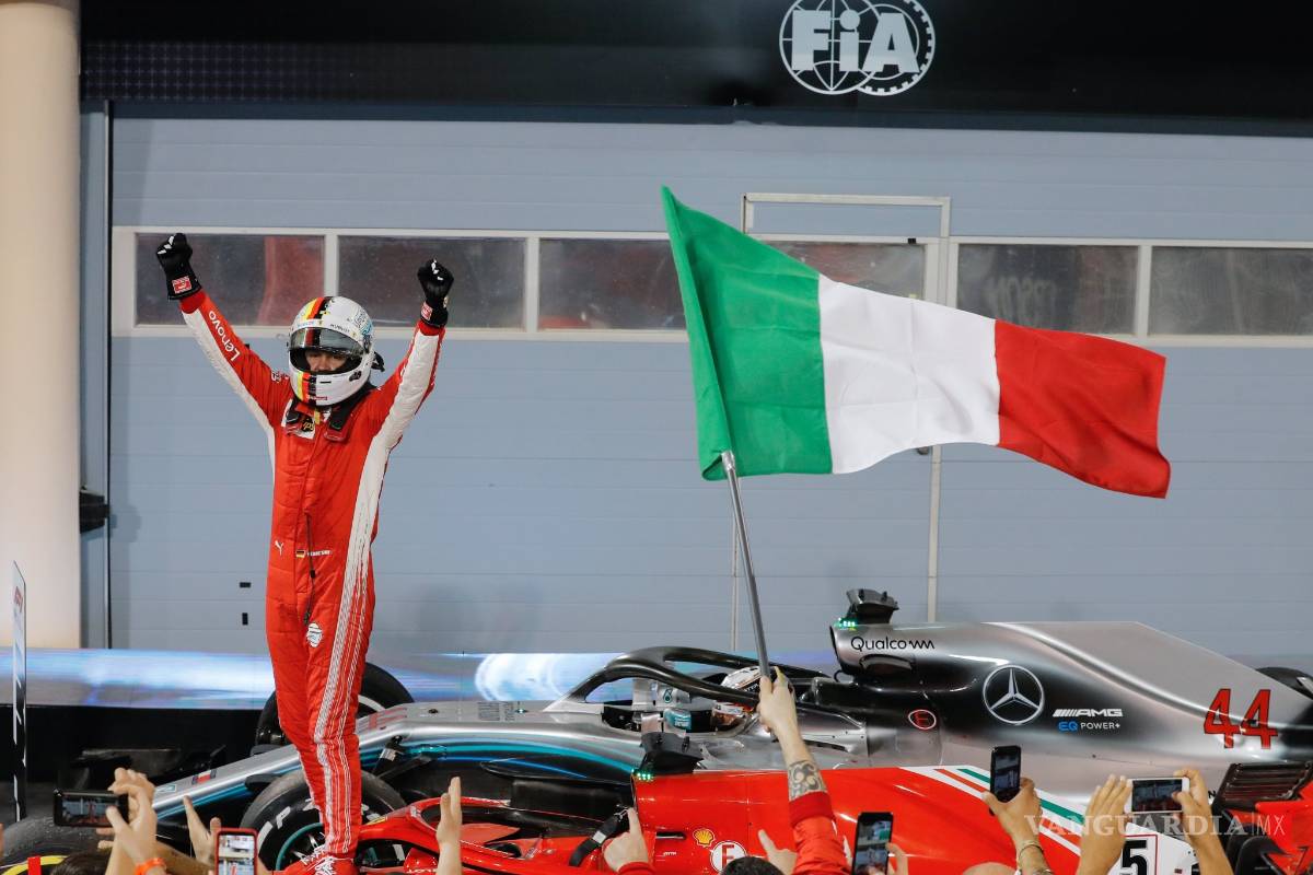 Vettel repite triunfo, se lleva el Gran Premio de Baréin