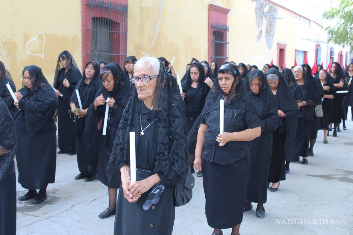 $!Celebran Procesión del Silencio en Viesca