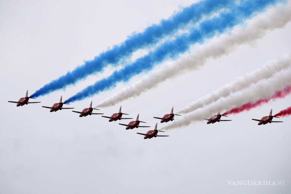 $!Isabel II y Trump honran a los veteranos del desembarco de Normandía en su 75 aniversario