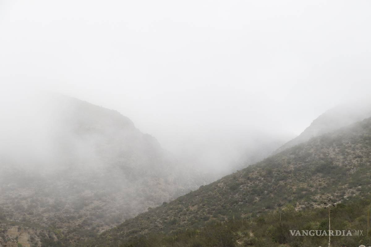 $!¡Bendita lluvia! cae sobre el cañón de San Lorenzo en Saltillo