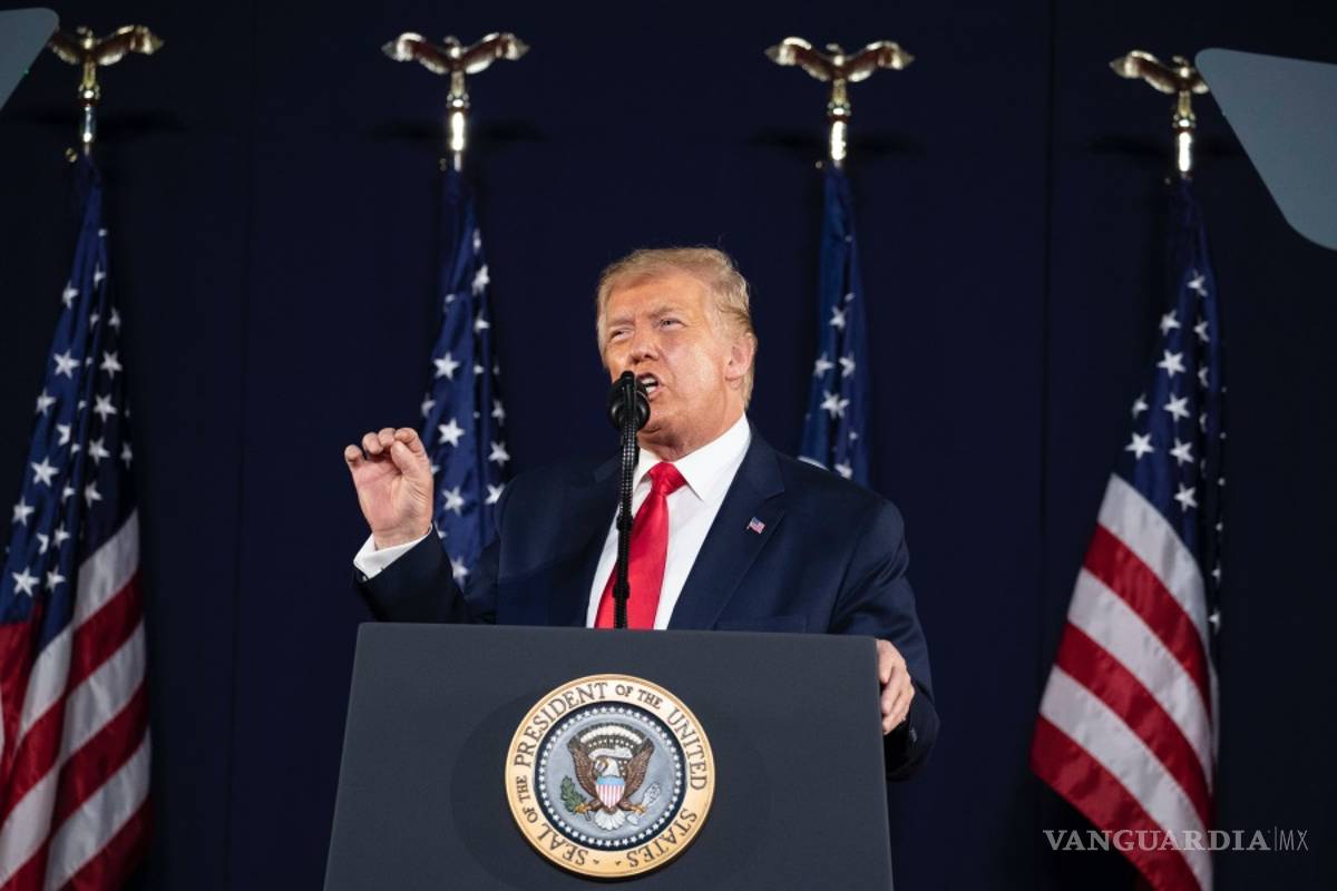 Donald Trump crispa la crisis racial en su discurso en el Monumento Nacional Mount Rushmore