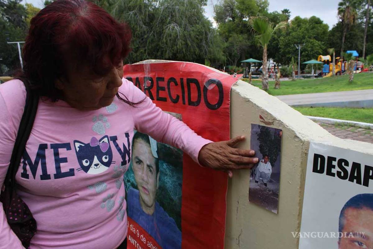 No quiero terminar mi vida sin saber de él: madre de desaparecido