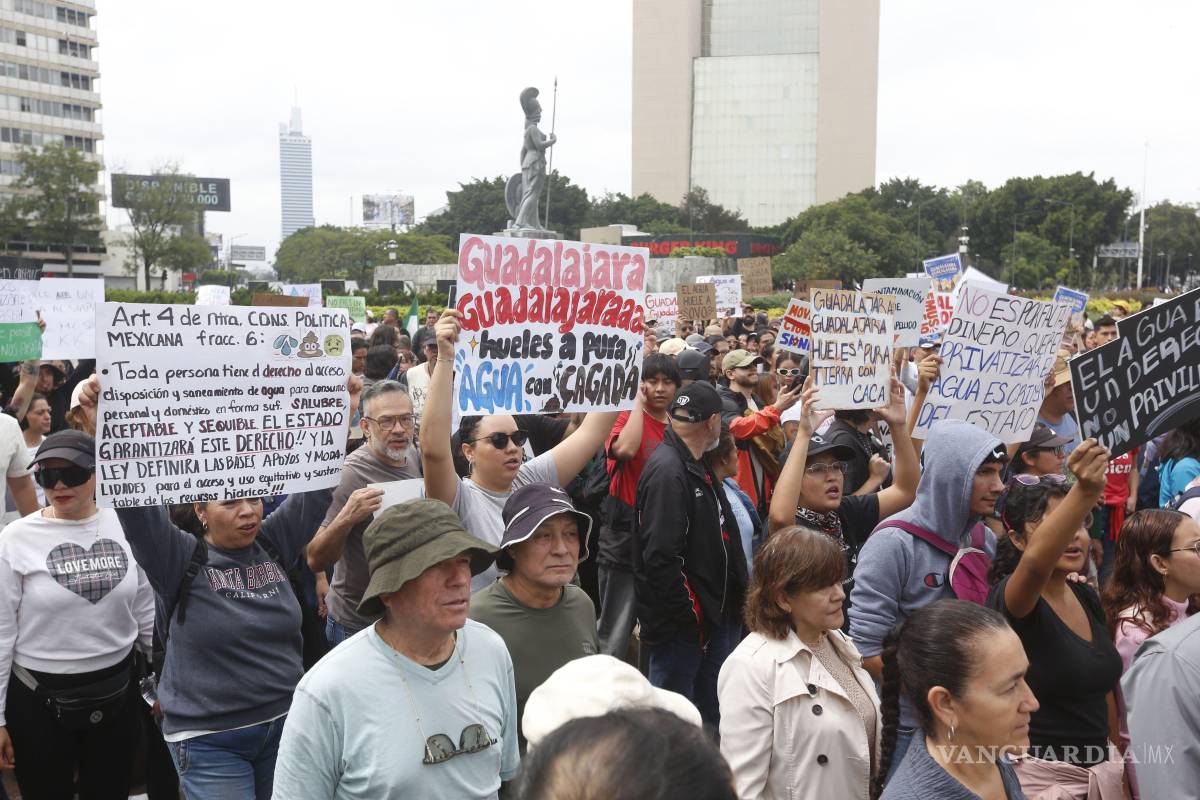 $!El problema de la calidad del agua en Jalisco llegó al centro de la discusión pública.