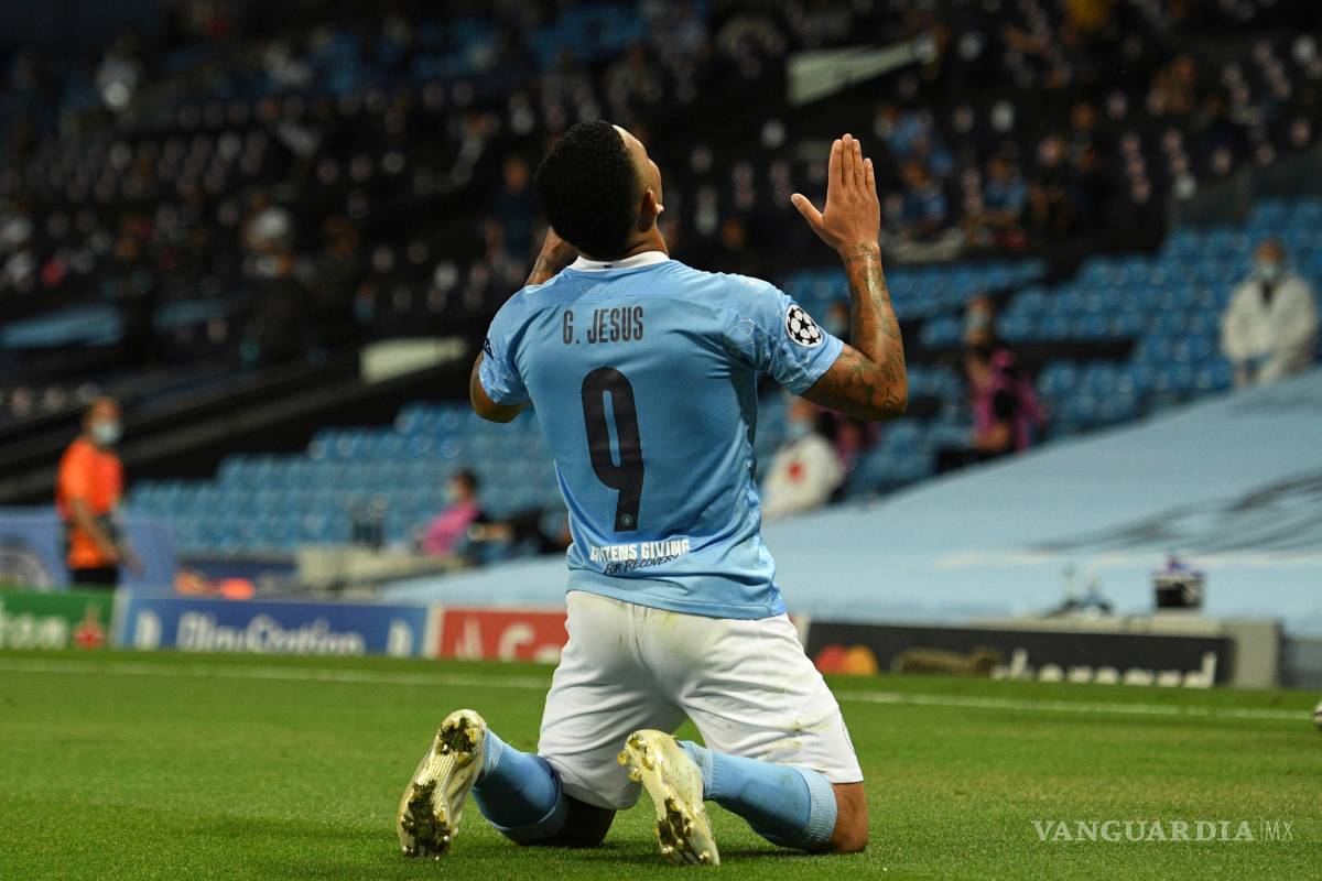 Gabriel Jesús igualó marca de Ronaldo en Champions League