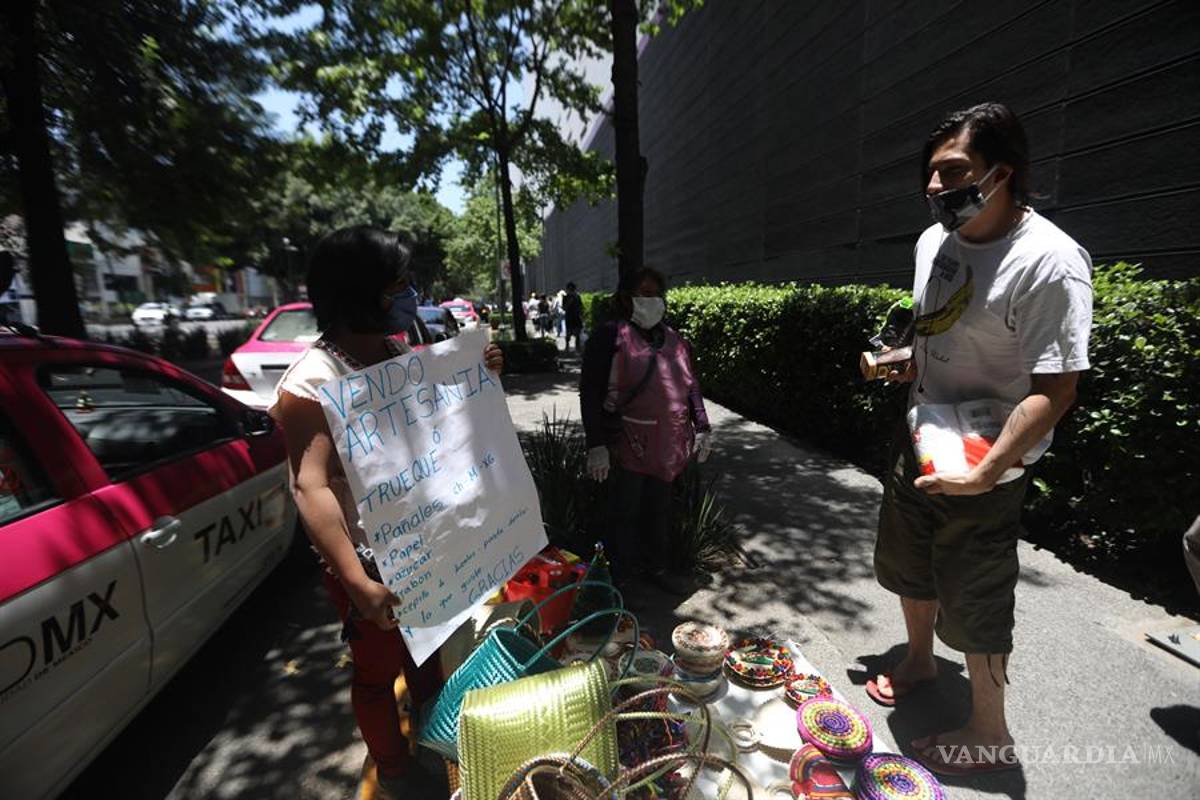 Ante la crisis económica por la pandemia del COVID-19, artesanos mexicanos reactivan el trueque