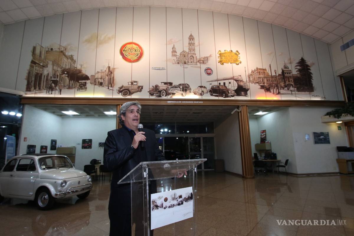 Presenta Jesús Alberto Mederos nuevo mural en Saltillo