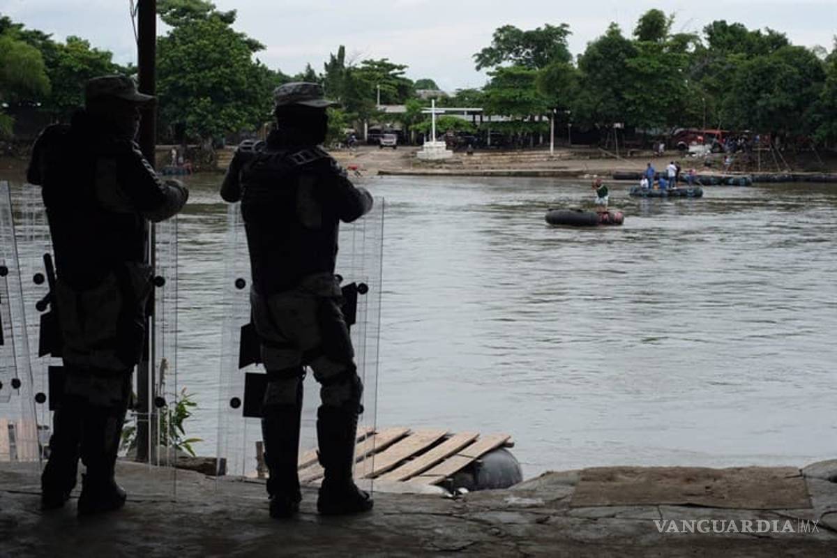 Drones y redadas para frenar a migrantes en frontera sur
