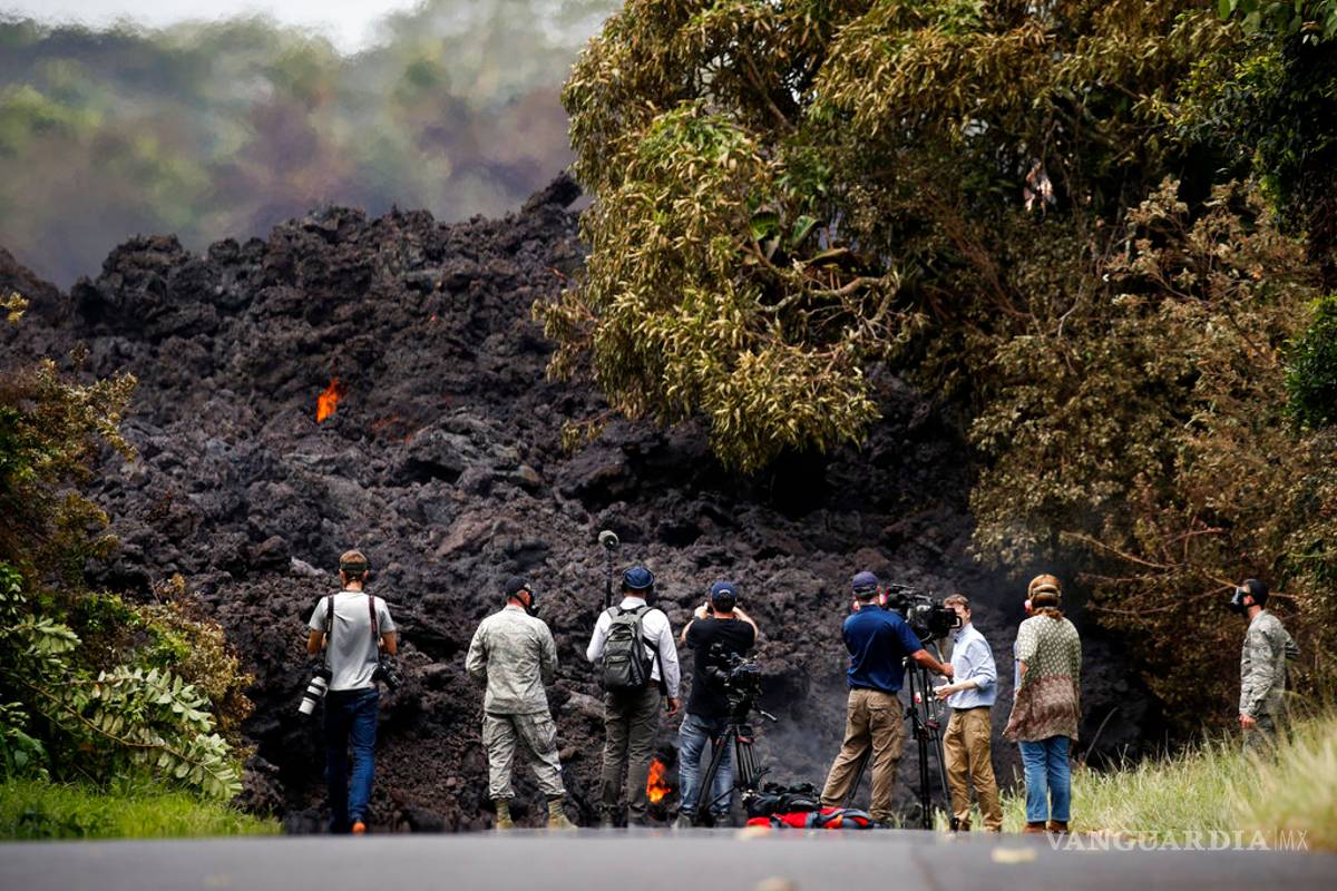 $!Impresionantes imágenes de la erupción del volcán Kilauea, en Hawái