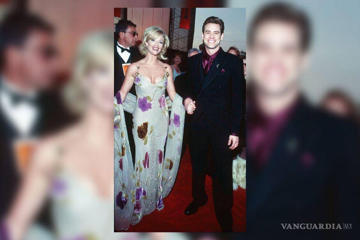 $!Lauren Holly se vistió de Valentino y Jim Carrey de Richard Tyler.