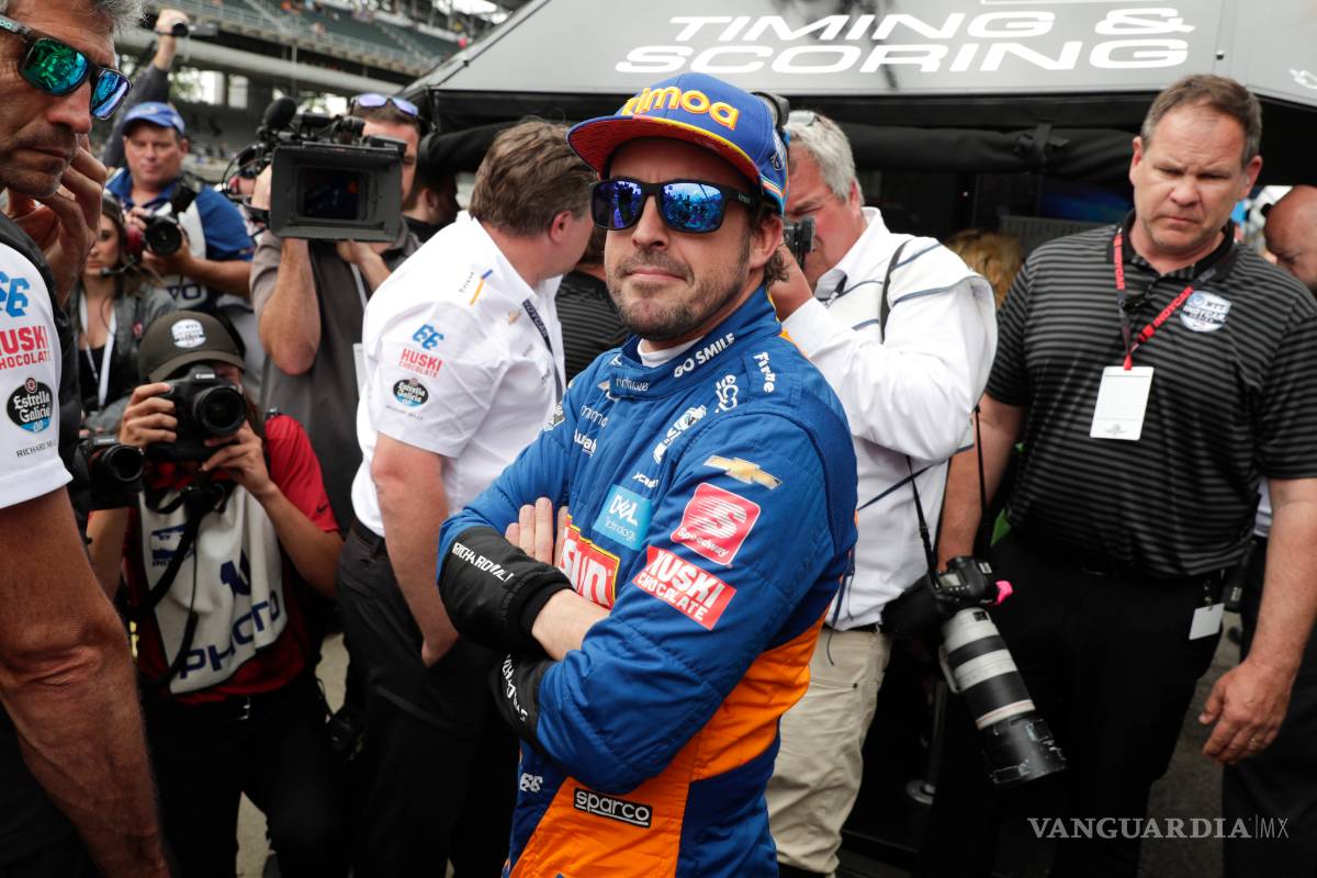 $!Fernando Alonso se queda 'corto' y no califica para las 500 millas de Indianapolis